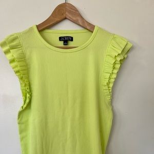 JCrew! Lime green top!